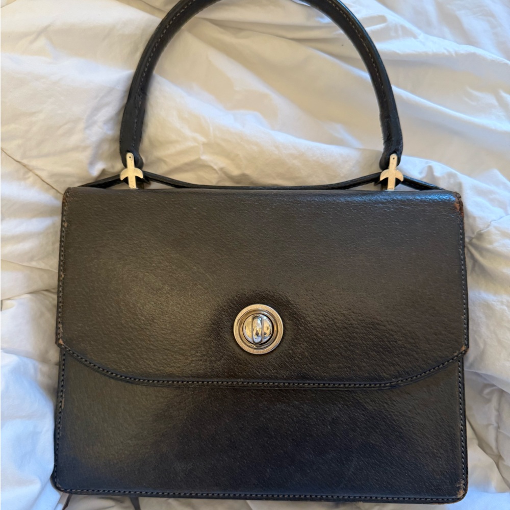 Gucci Black Leather Shoulder Bag